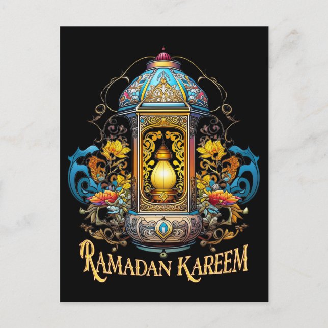 Carte Postale Art déco Ramadan (Devant)