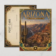 Art Déco Vintage de l'Âge d'Or de l'Arizona