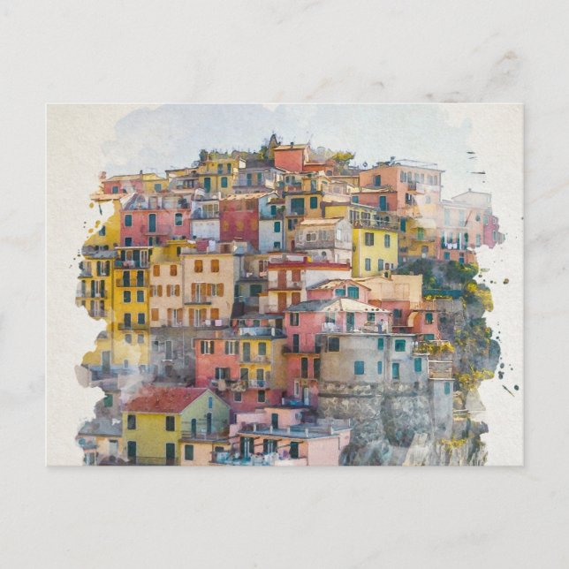 Carte Postale Art des Cinque Terre (Devant)