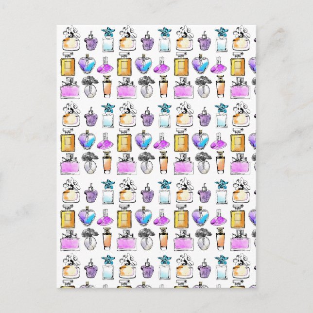 Carte Postale Art des parfums (Devant)