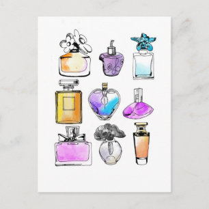 Carte Postale Art des parfums
