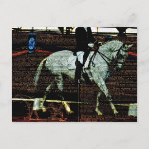 Carte Postale Art Dressage