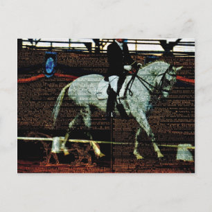 Carte Postale Art Dressage