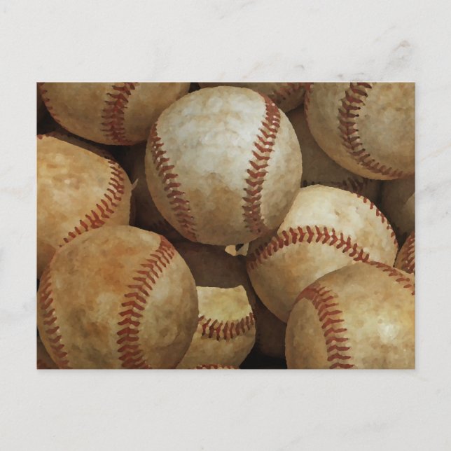 Carte Postale Art du baseball (Devant)