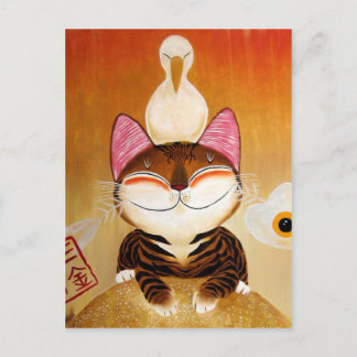 Carte Postale art du chat - métal (5 éléments)