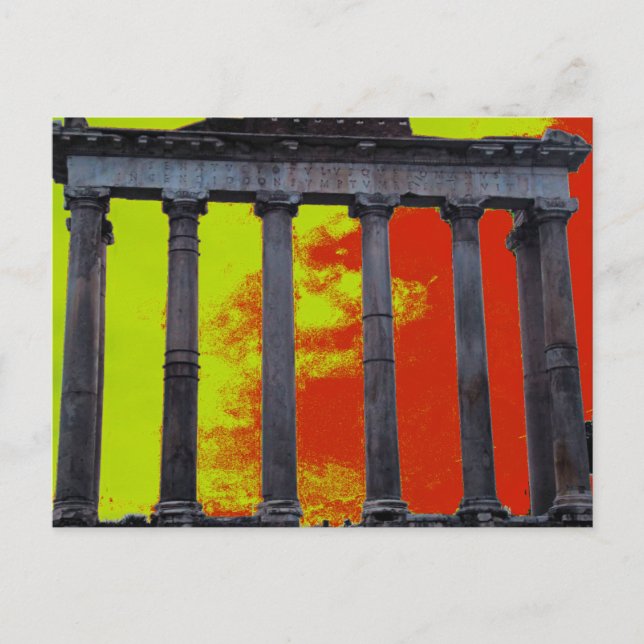 Carte Postale Art du Forum romain (Devant)