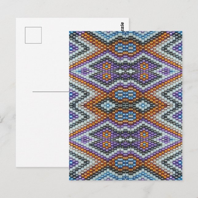 Carte Postale Art du perlage du Sud-Ouest (Devant / Derrière)