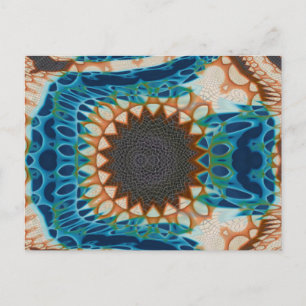 Carte Postale Art du Sud-Ouest Soleil Or Turquoise