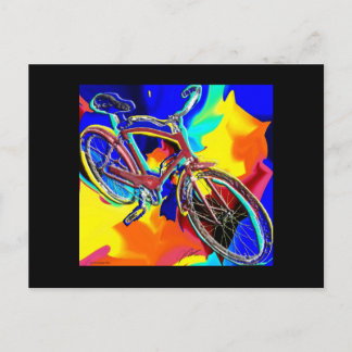 Carte Postale art du vélo