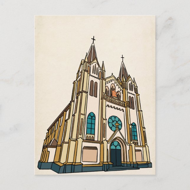 Carte Postale Art église (Devant)