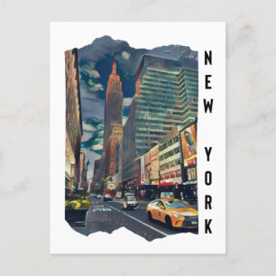 Carte Postale Art esthétique de New York