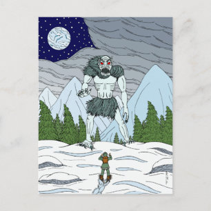 Carte Postale Art étrange et horrible d'Ithaqua