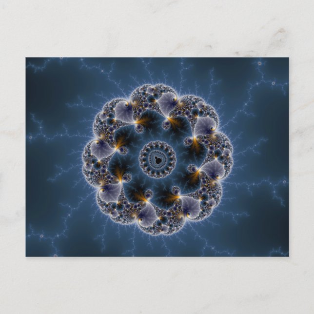 Carte Postale Art fractal caillouteux (Devant)