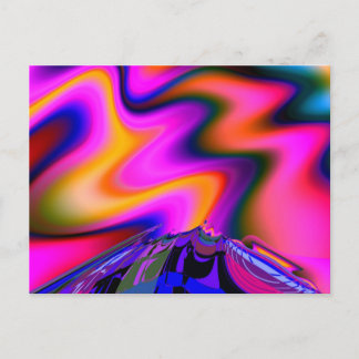 Carte Postale Art Fractal fin Volcano 2