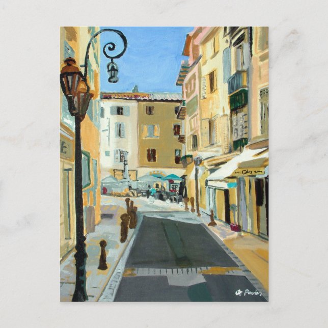 Carte Postale Art Français Vieux Peinture Impressionniste (Devant)