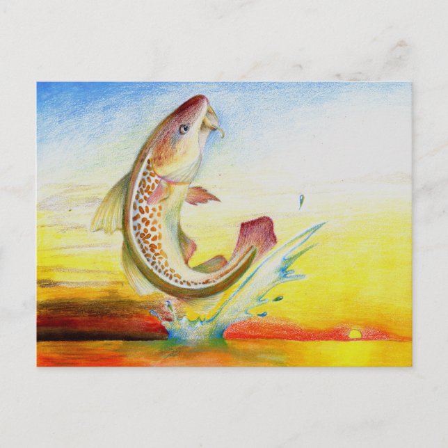Carte Postale Art gagnant par C. Sun 7e année (Devant)