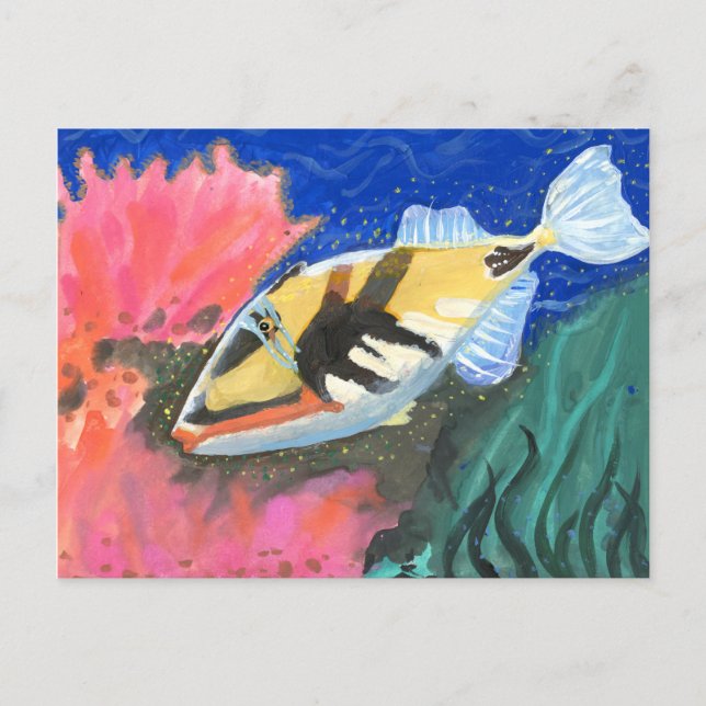 Carte Postale Art gagnant par I. Liu - 7e année (Devant)