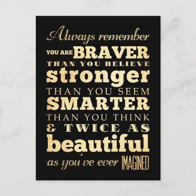 Carte Postale Art Inspirationnel - Dr Cote (Devant)