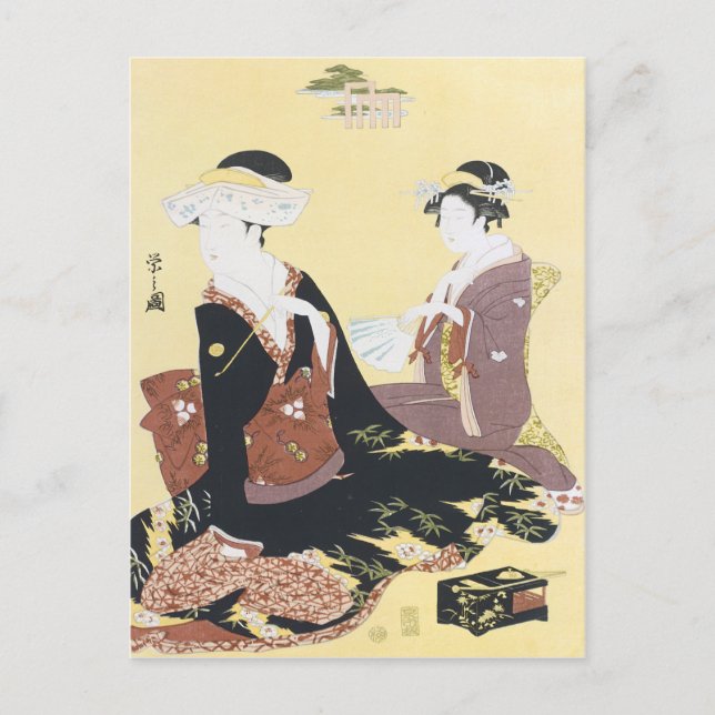 Carte Postale Art japonais vintage (Devant)
