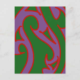 Carte Postale Art kowhaiwhai abstrait par RRW