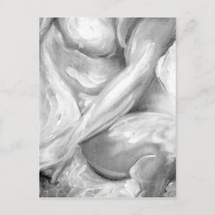 Carte Postale Art Lover Élégant Art Original Homme Peinture sur