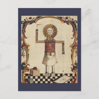 Carte Postale Art maçonnique