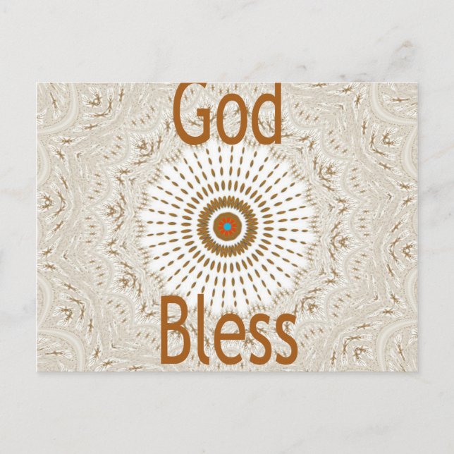 Carte Postale Art Motif Africain Traditionnel Imprimer (Devant)