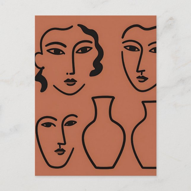 Carte Postale Art mural en bois (Devant)