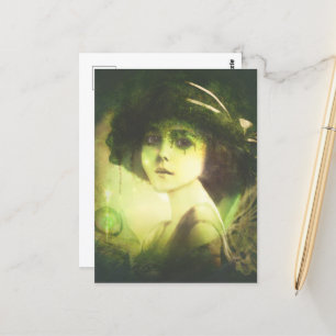 Carte Postale Art mystique de l'Imaginaire de la fée de l'arbre 