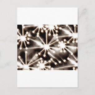 Carte Postale Art noir et blanc contemporain