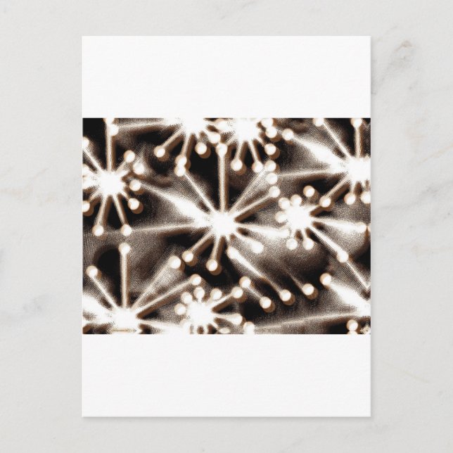 Carte Postale Art noir et blanc contemporain (Devant)