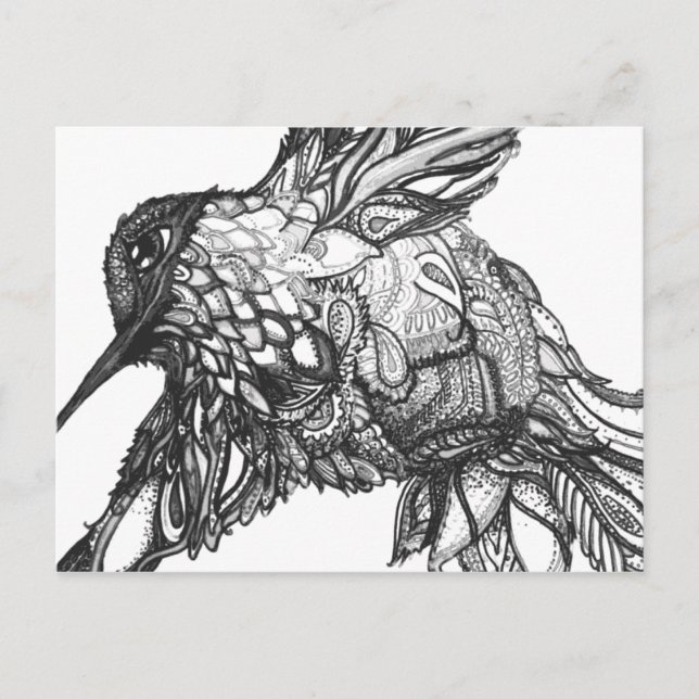 Carte postale, Art noir et blanc parfait pour la c (Devant)