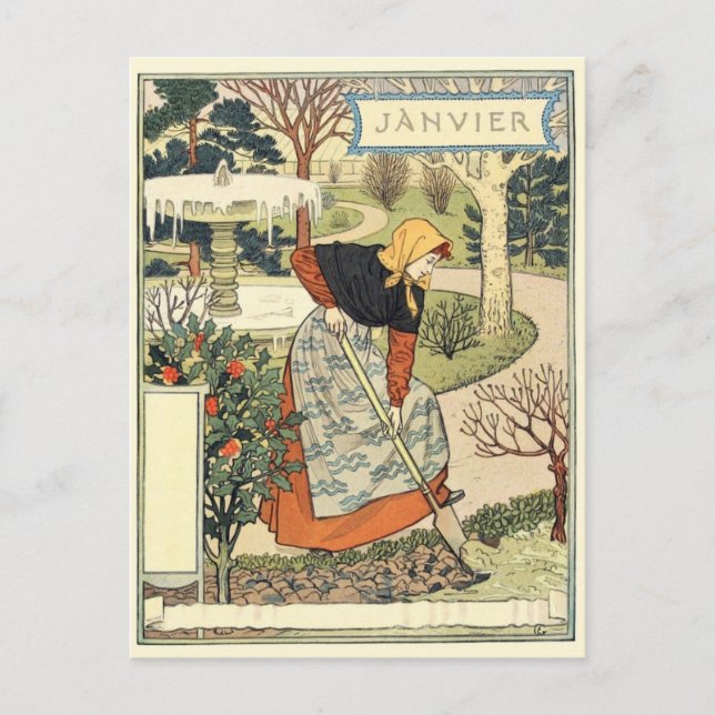 Carte postale Art Nouveau (Devant)