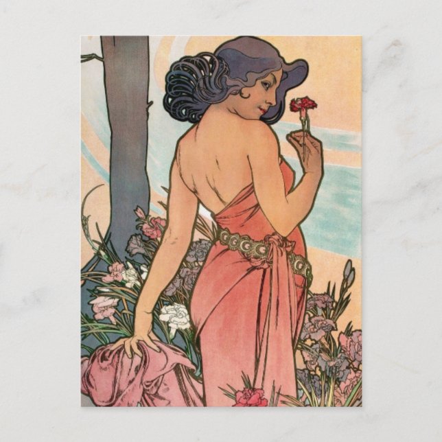 Carte Postale Art Nouveau (Devant)