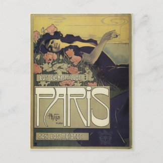 Carte Postale Art Nouveau ~ Aapprendo Villa ~ Paris