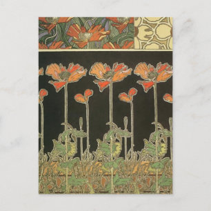 Carte postale Art Nouveau Beau Belle