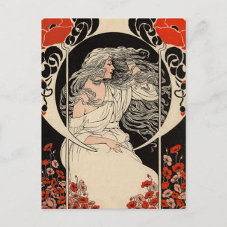 Carte Postale Art nouveau des années 1920