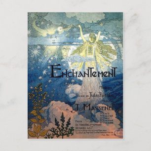 Carte Postale Art nouveau enchanteur