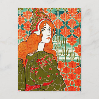 Carte Postale Art Nouveau ~ Jane par Louis John Rhead