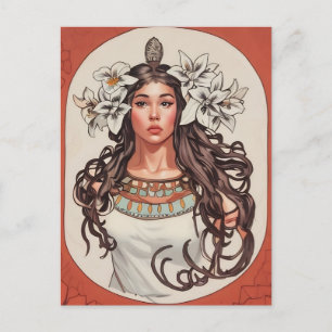 Carte postale Art Nouveau La Princesse Lointaine