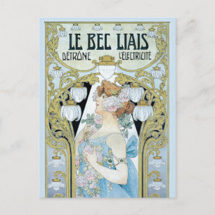 Carte Postale Art Nouveau vintage Le Bec Liais, Privat Livemont