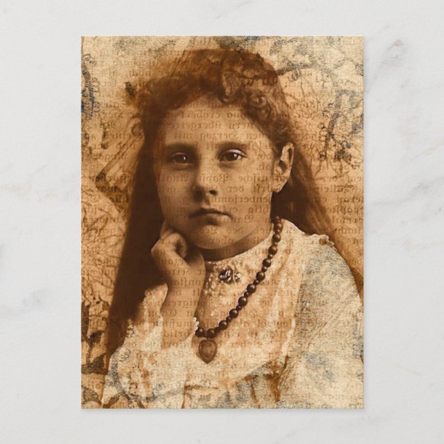 Carte Postale Art numérique des yeux sourds (Devant)