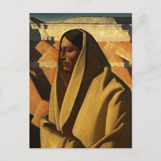 Carte Postale Art occidental "Earth Knower" par Maynard Dixon (Devant)