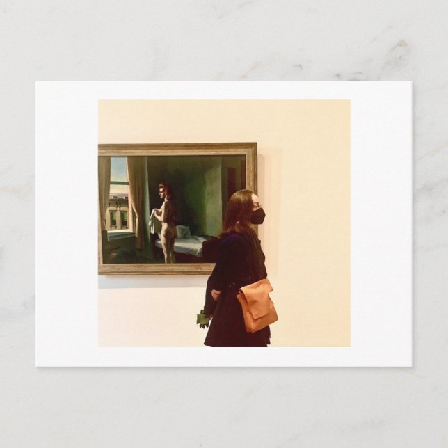 Carte Postale Art original markyart Walking By (Devant)
