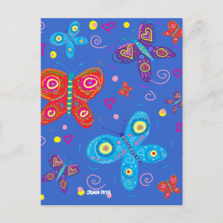 Carte postale Art : Papillons