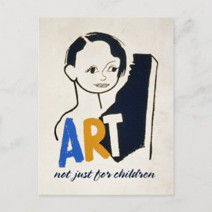 Carte Postale ART... pas seulement pour les enfants [carte posta