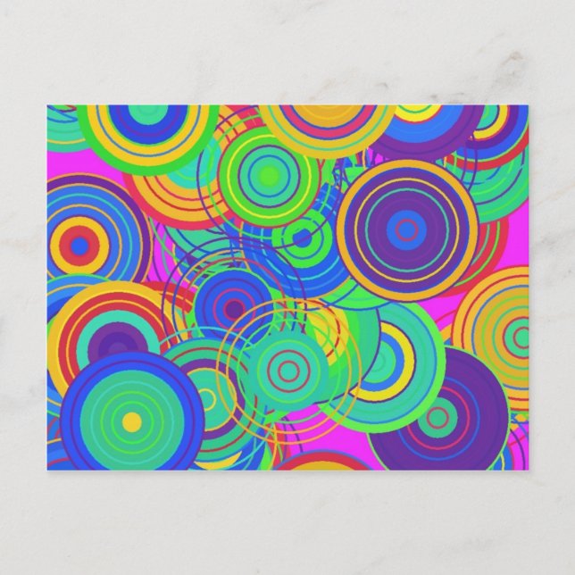 Carte Postale Art pop rétro (Devant)