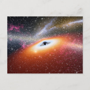 Carte Postale Art primitif Black Hole Space