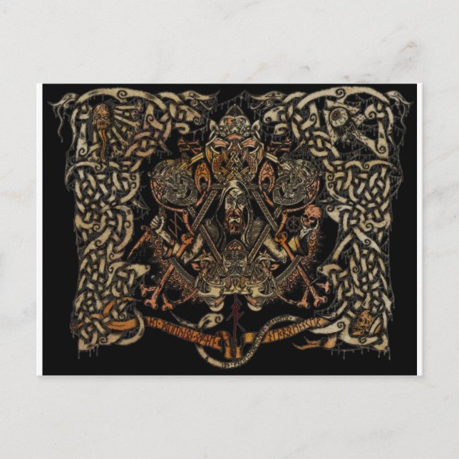 CARTE POSTALE ART SCANDINAVIEN ANCIEN (Devant)