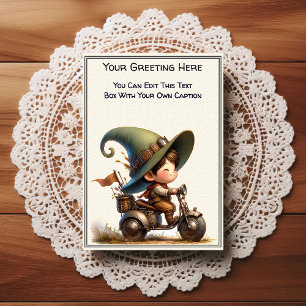 Carte Postale Art Steampunk de sentiment quotidien fantaisiste  